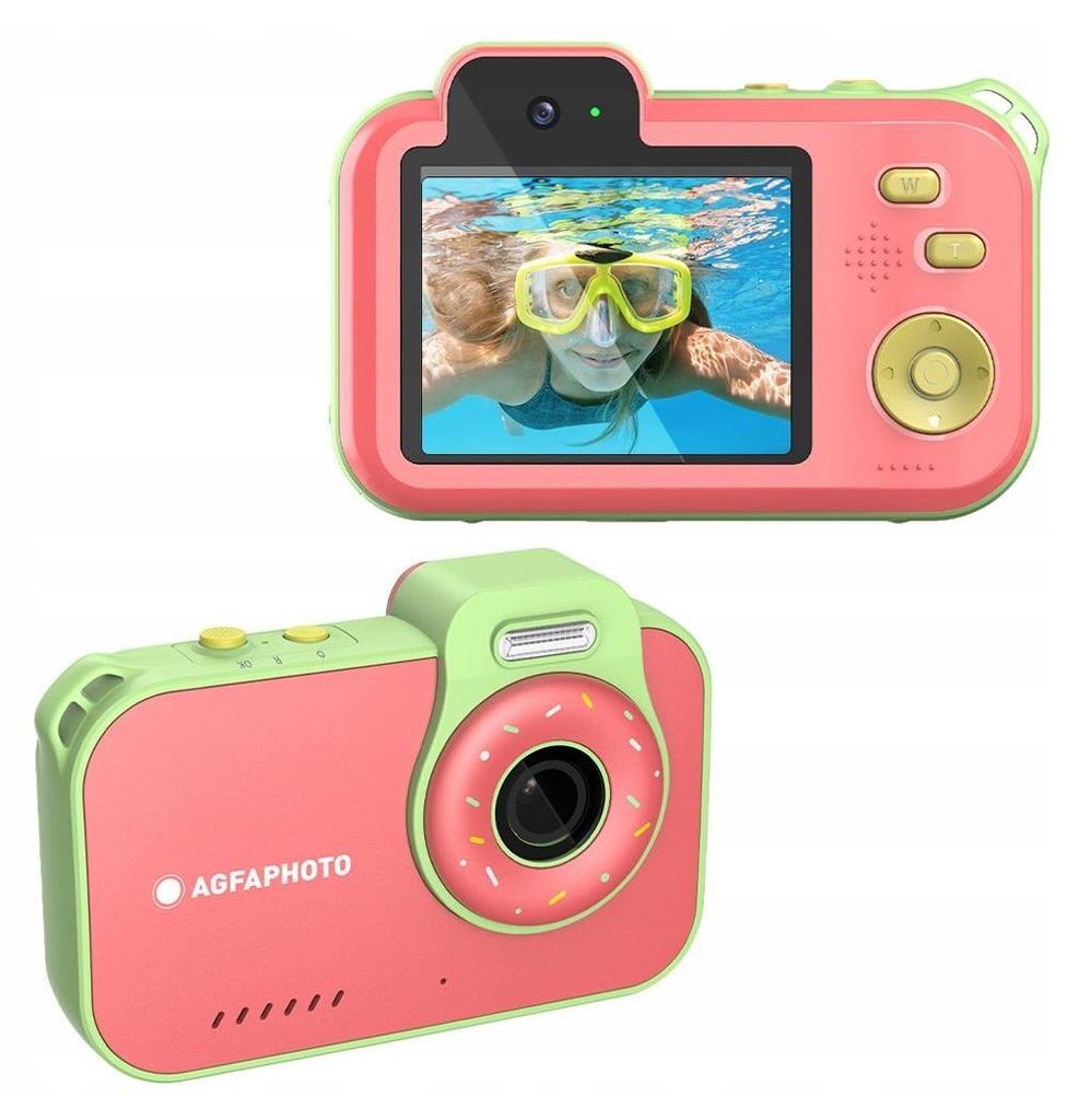 AgfaPhoto Compact ARKCW2RD, 12 MP, CMOS, 2.7K, Zielony, Zdjęcie produktu 