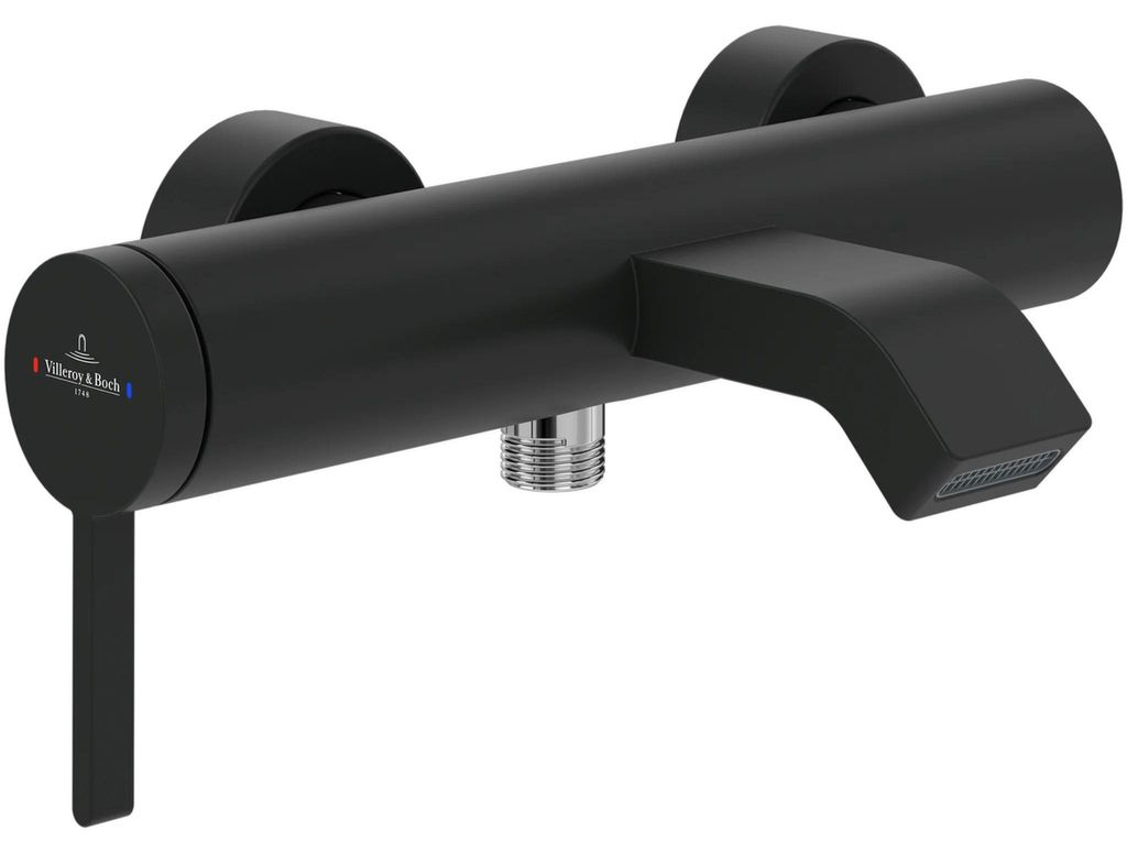 Villeroy & Boch EH-Badewannenarmatur 274x111x173mm Matt Black, 1 Stk.