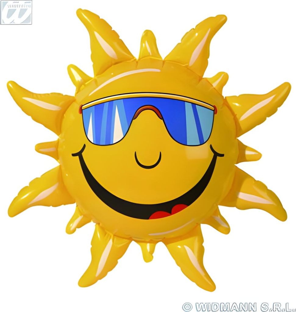 Sole gonfiabile 60 cm decorativo - sole nascente - Immagine del prodotto 