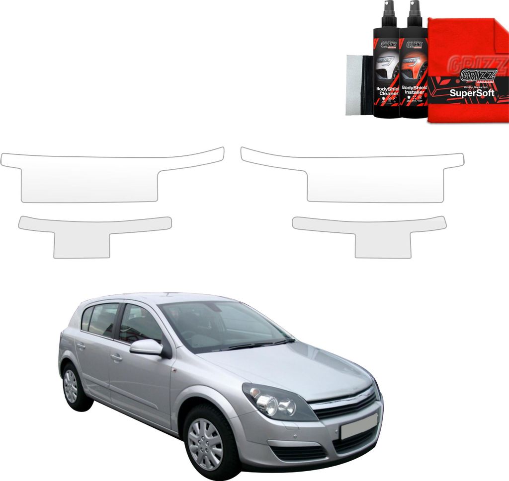 4in1 Schutzfolie Grizz Protector für Schweller - Opel Astra H Hatchback 5D (2004-2014)