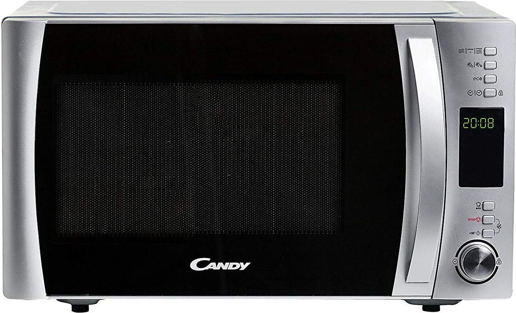 Candy CMXG 25DCS Mikrowelle mit Grill 25L 900W Edelstahl flache Oberfläche