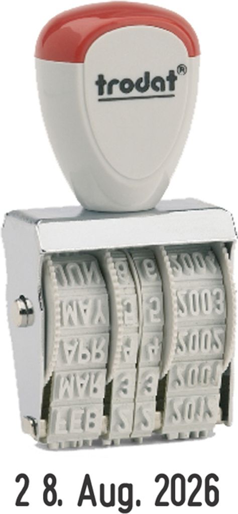 trodat Datumstempel 1020 Abdruckgröße: 5 x 32 mm