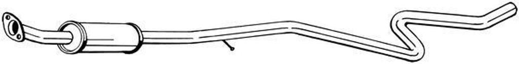 BOSAL 286-607 Mittelschalldämpfer Schalldämpfer für FORD ECOSPORT