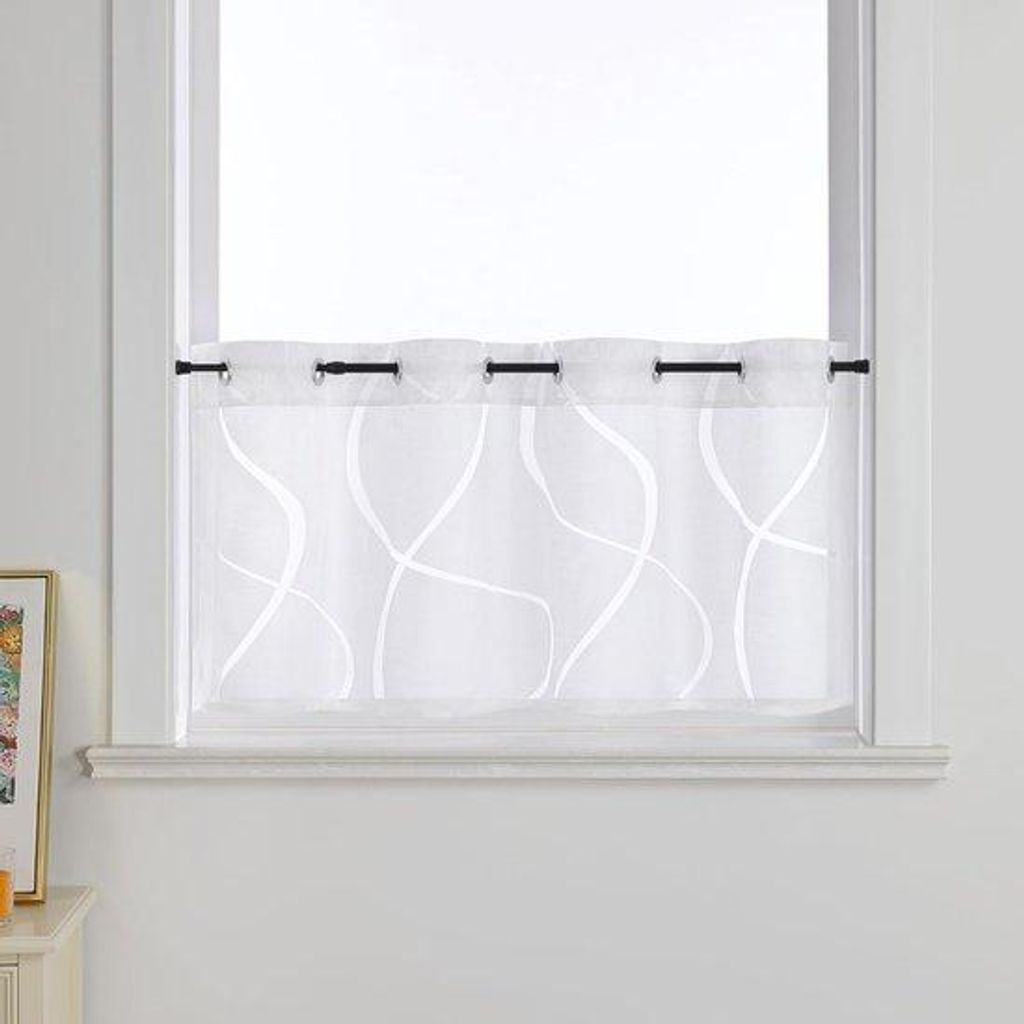Transparente Küchenrollo - Moderne und elegante - Einzelstück - Weiss - 30x120 cm