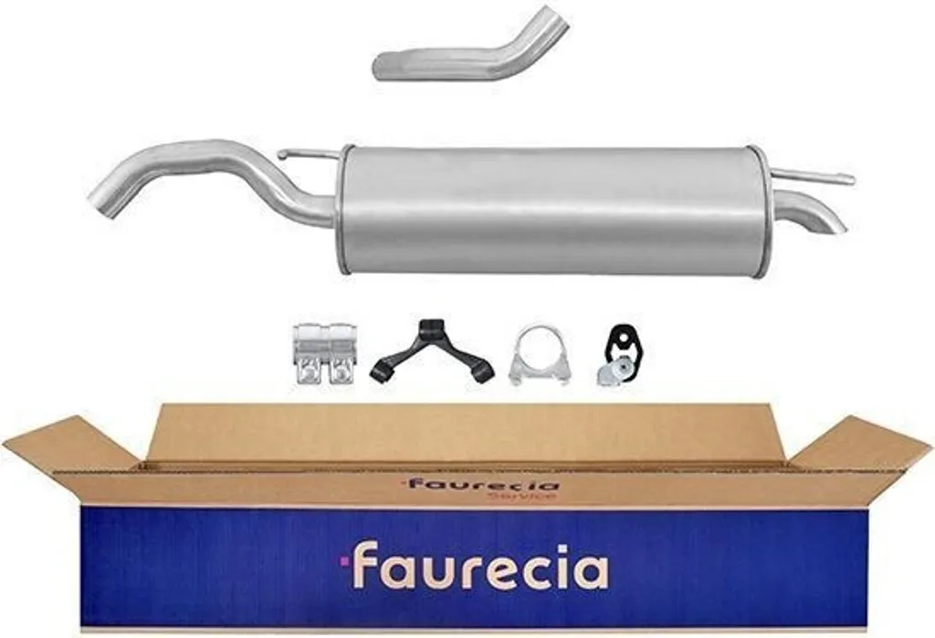 Pot d'échappement silencieux pour VW Golf IV et Seat Leon - Réparation OE