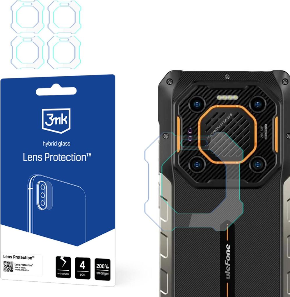 3mk Hybrid Glass Lens Protection pro Ulefone Armor 26 Ultra Obrázek produktu 