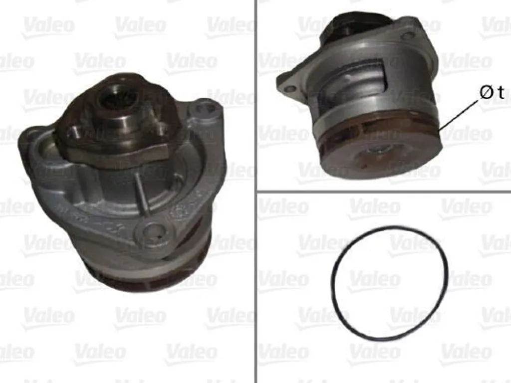 Pompe à eau moteur Valeo PA7208 pour Opel Vectra C et Signum Z03