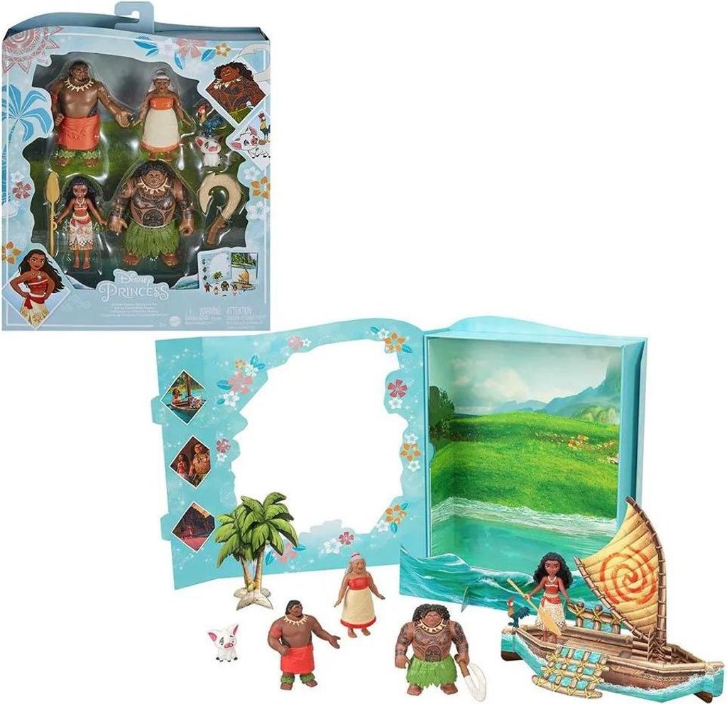 Disney Princess HPG71, Mini-Puppe, Männer & Frauen (Set), 3 Jahr(e), Mädchen, 102 mm, Mehrfarbig