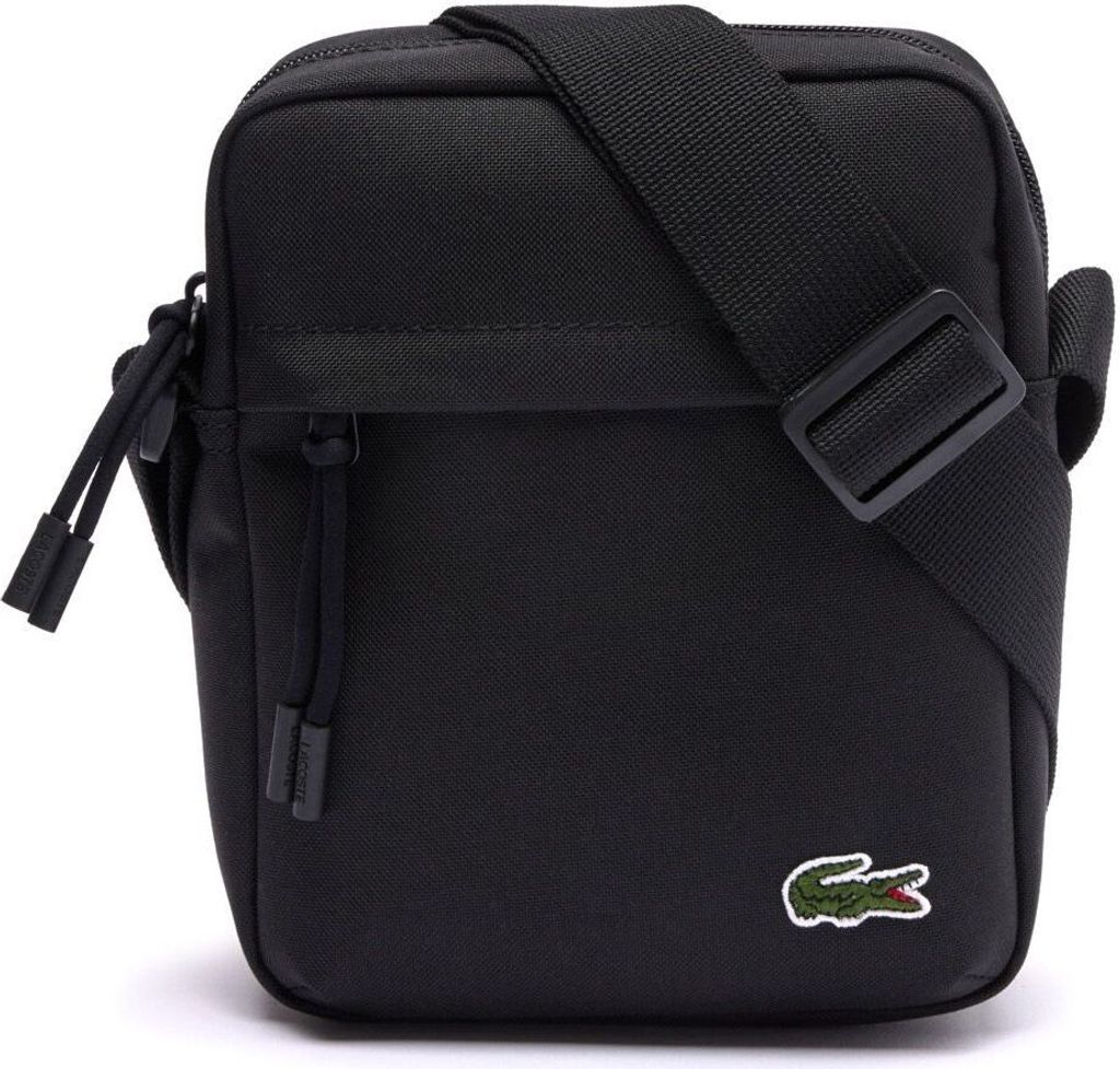 Lacoste Umhängetasche aus Neo-Krokodil, Schwarz One Size Produktbild 