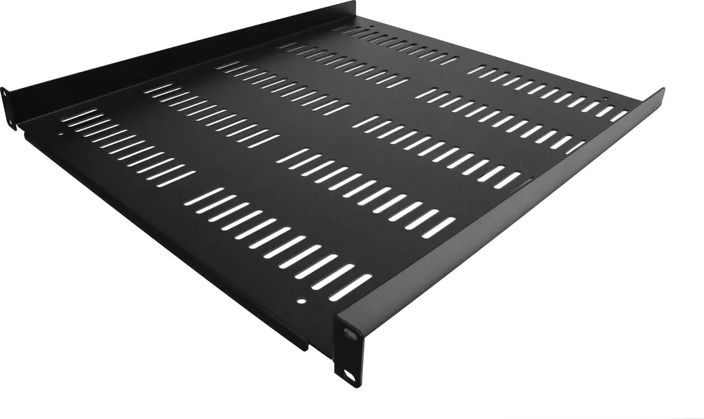 Support Rack 1U 20'' pour Serveur et Modem - Plateau Fixe avec Aération