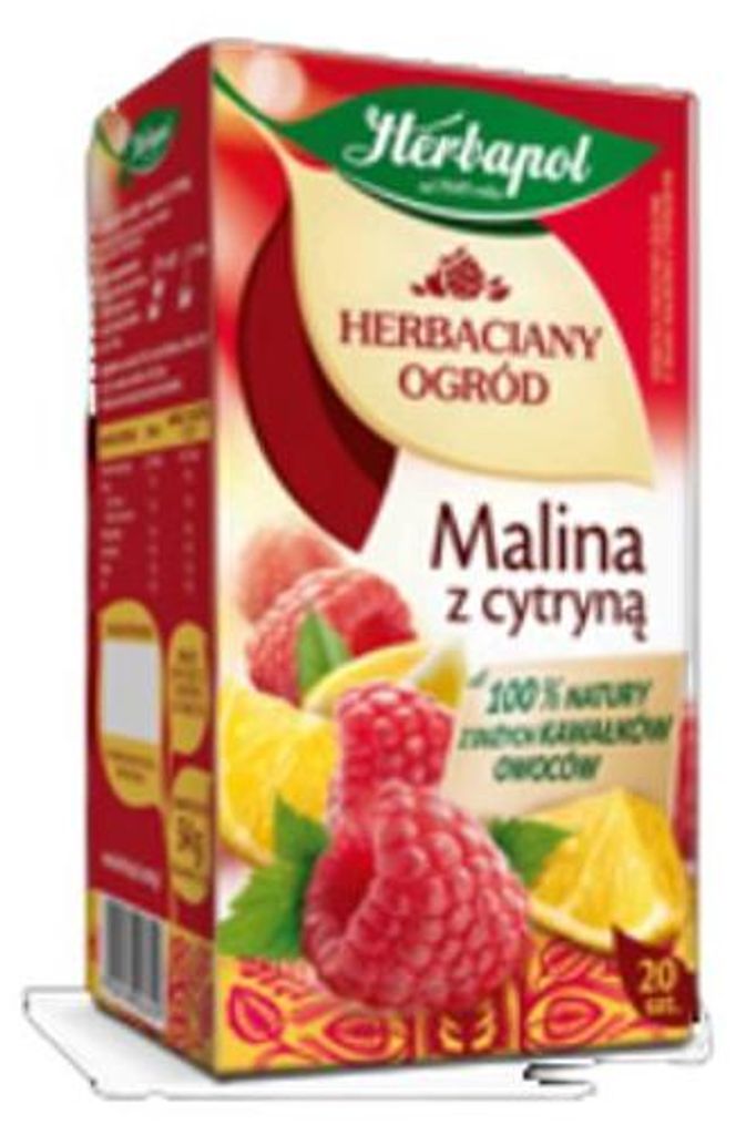 Herbapol Framboise Citron Thé 20 sachets de thé - Thé aux Image du produit 