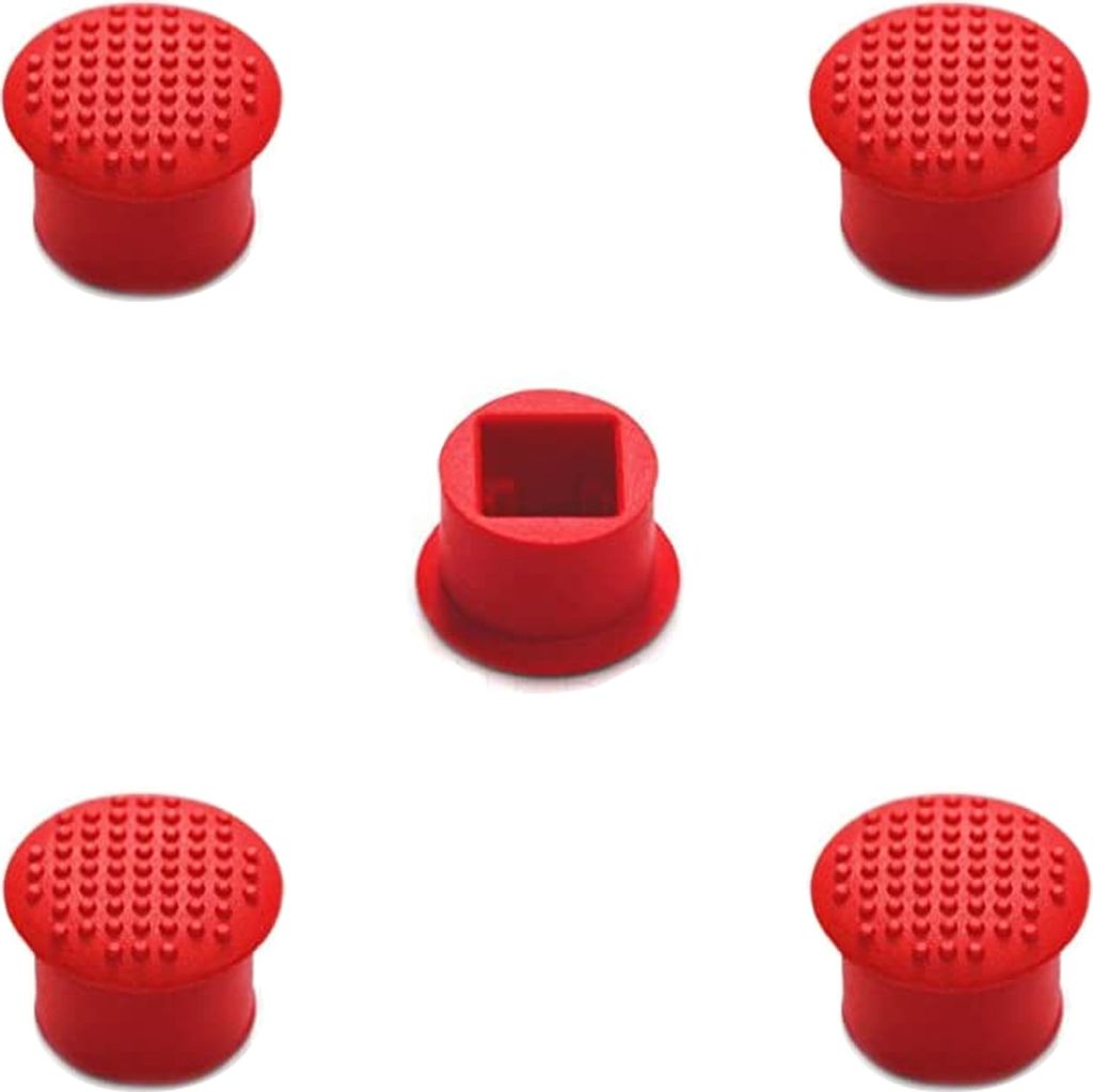 MMOBIEL 5pcs Gummi TrackPoint Keyboard Maus Rot Knubbel für Produktbild 