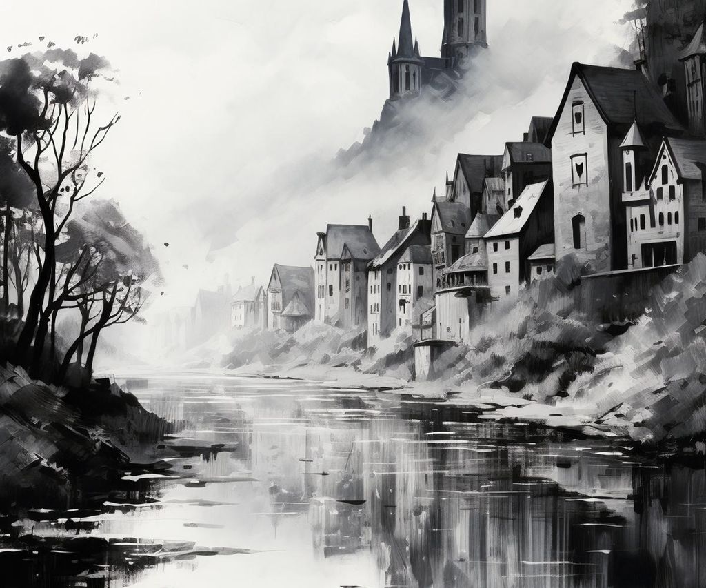 Plakat 60x50cm Nebelreflex