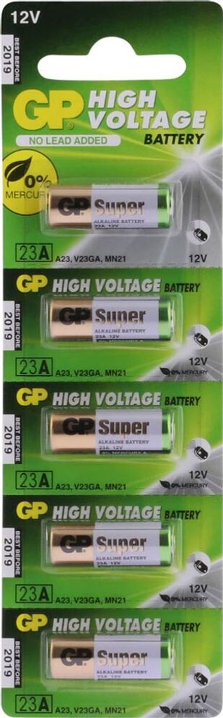 Batteria 23AE Alcalina 12V per CAR CONTROL (Prezzo 5 pezzi) Immagine del prodotto 