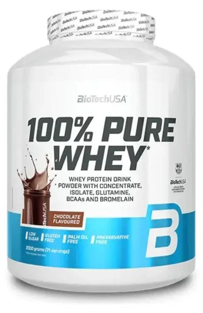 BioTech USA 100% Pure Whey 2000g, smak: słony karmel Zdjęcie produktu 