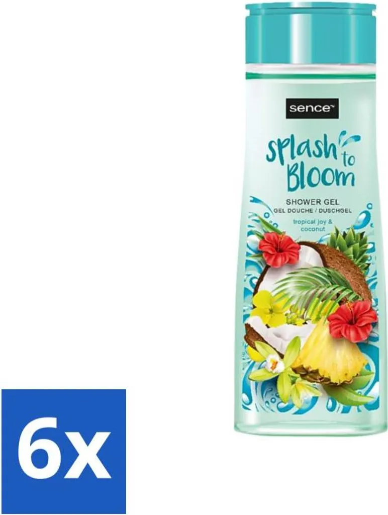 Gel Doccia Sence Gioia Tropicale e Cocco 300ml - Lotto da 6 Flaconi