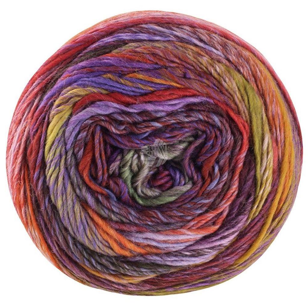 Lana Grossa - Colorissimo 0214 braunorange rotbraun Produktbild 