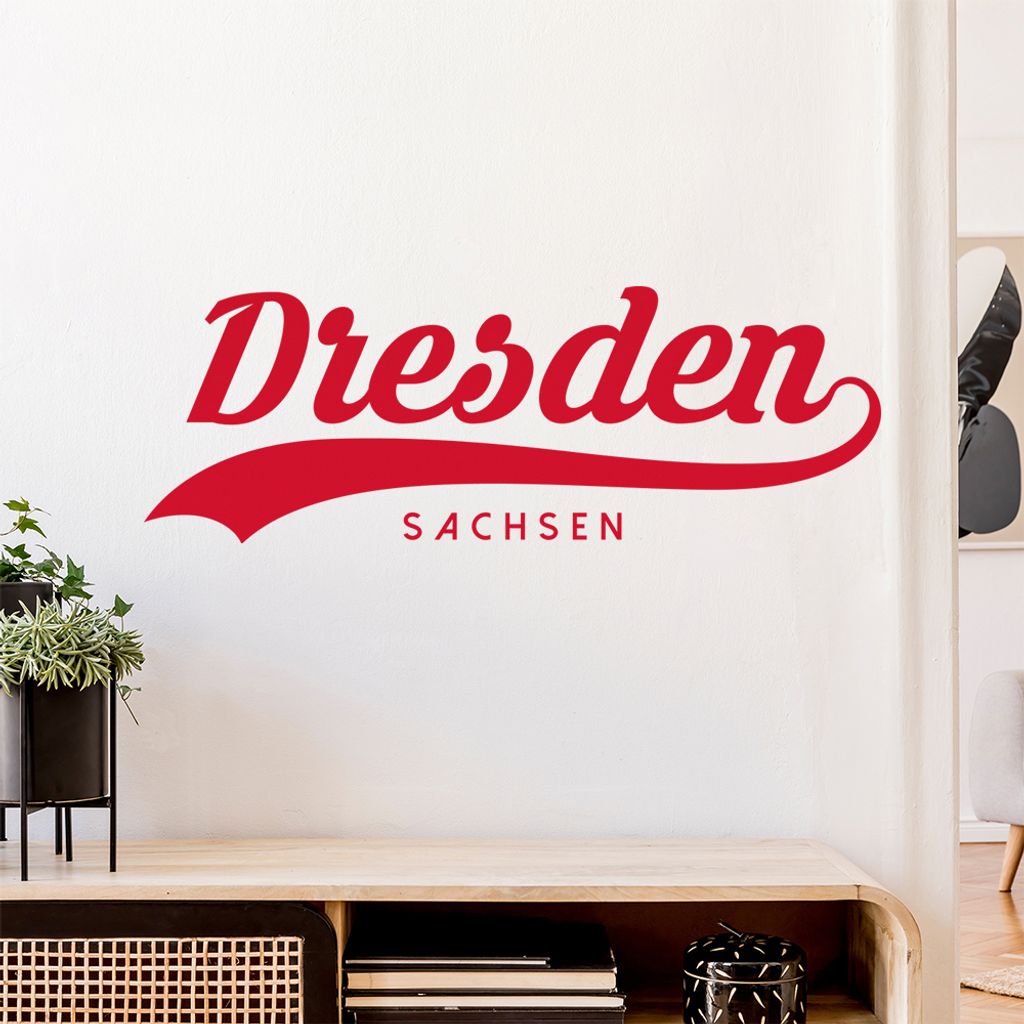 Dresden Sachsen Wandtattoo Wandaufkleber Wall Sticker - Dekoration, Küche, Wohnzimmer, Schlafzimmer, Badezimmer