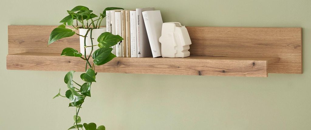 Wandboard "Design-D" in Evoke Eiche Wandregal 150 cm