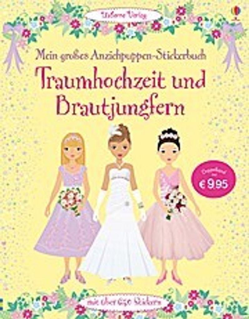 Mein großes Anziehpuppen-Stickerbuch: Traumhochzeit und Obrázek produktu 