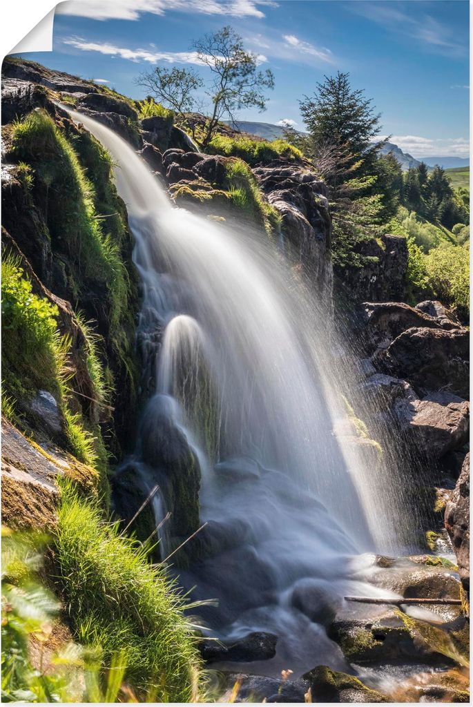 ARTland Poster Wasserfall Loop of Fintry, Schottland Größe: 60x90 cm