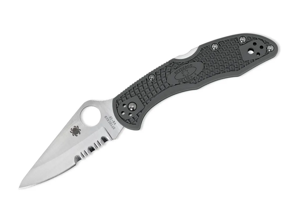 Couteau pliant Delica 4 léger vert feuillage : l'excellence Spyderco