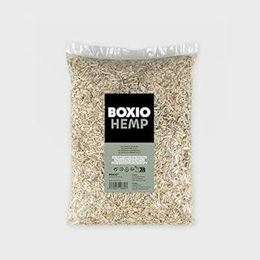 BOXIO - Hemp: 5,6l Geruchsneutralisierer & Einstreu - Ideal für Campingtoilette, Trenntoilette und Komposttoilette Aber auch als Hasenstreu für H...