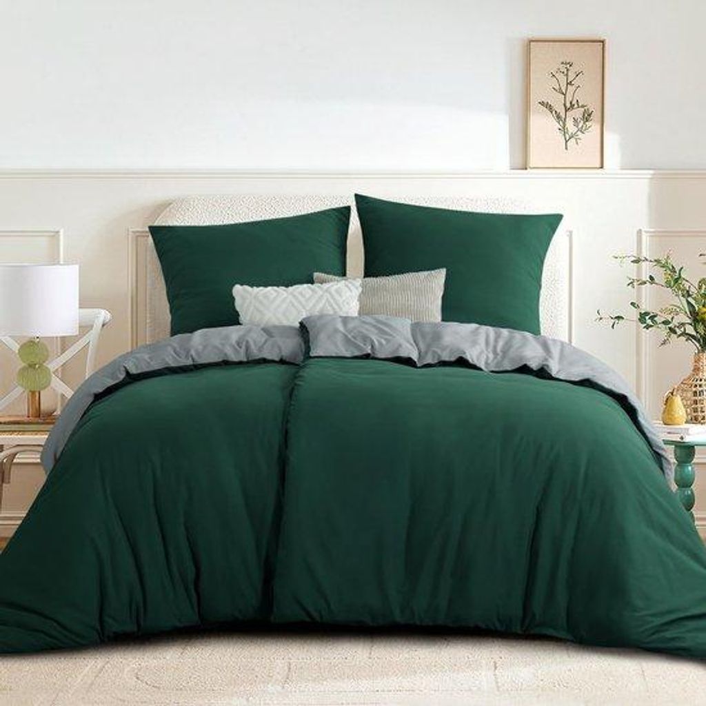 Unyqoos Weiche und wendbare Bettwäsche mit Reißverschluss und -Mikrofaser