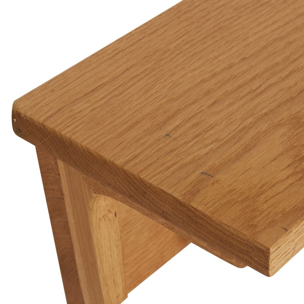 vidaXL Nástenný vešiak na kabáty 90x16x16 cm Dubový masív Obrázok produktu 