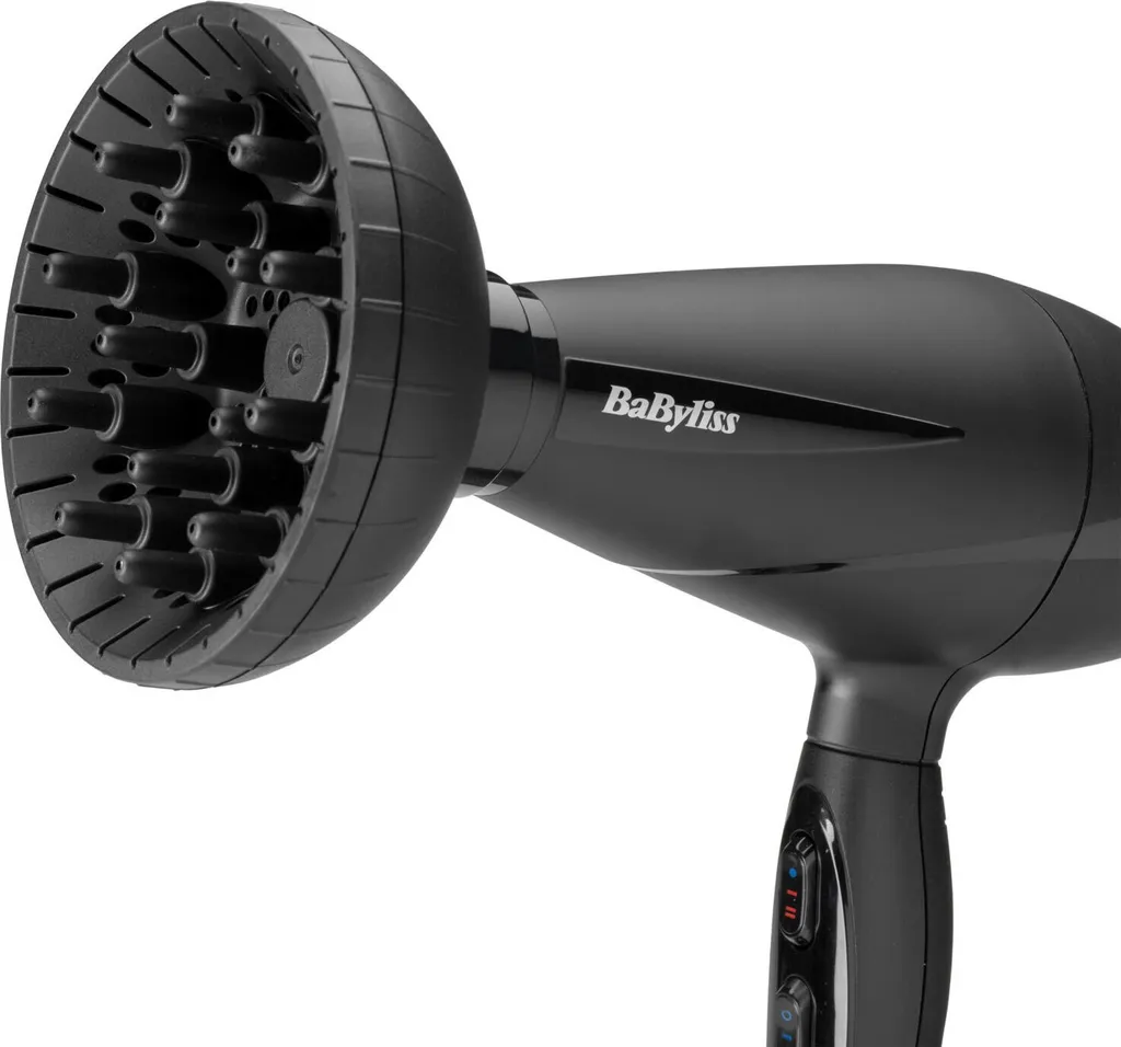 Sèche-Cheveux Professionnel BaByliss 6710DE Noir pour Brushing Rapide