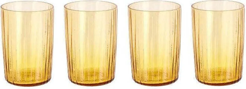 Set 4 Bicchieri Ambra Bitz Kusintha 28 cl | Vetro per Tavola Chic