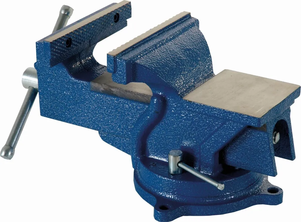 Étau Rotatif Dedra 12A420 200mm - Outil d'Atelier Robuste en Fonte 13kg