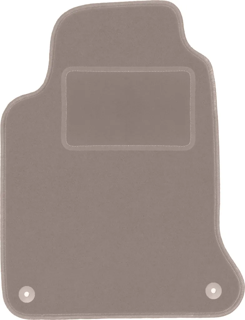 Tappeto Guida Beige per Renault Laguna II 01-07 Velluto Alta Densità