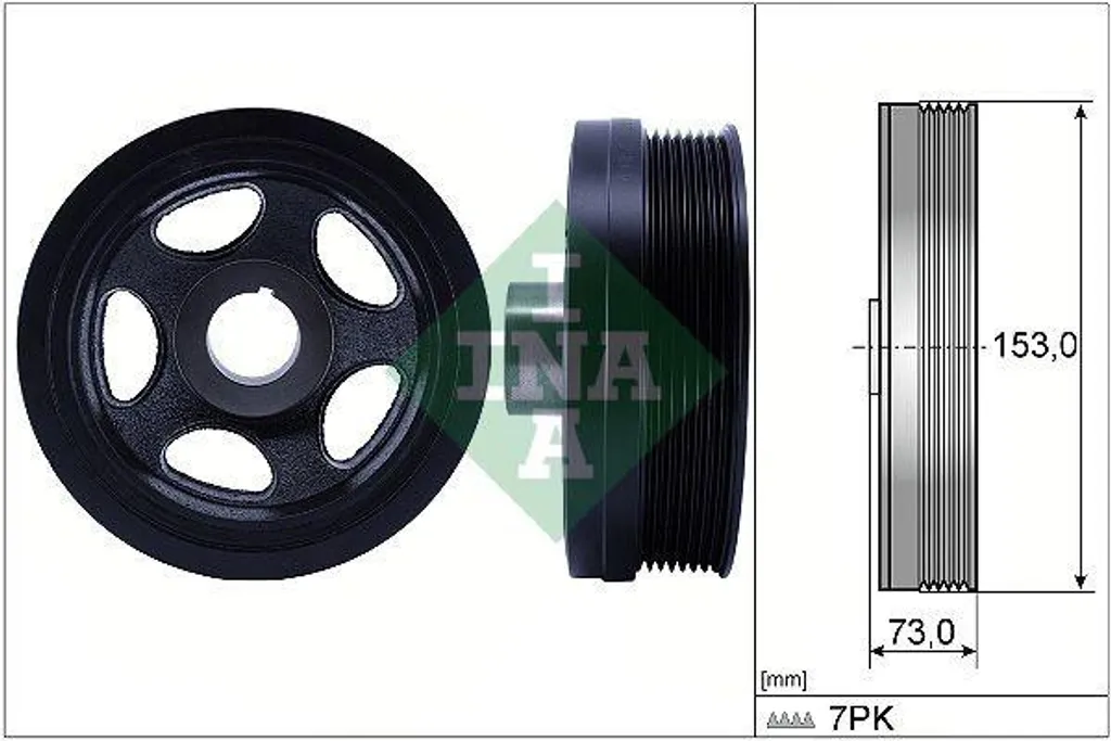 Poulie de Vilebrequin OM642 - Entretien Moteur 3.0 CDI pour Berlines