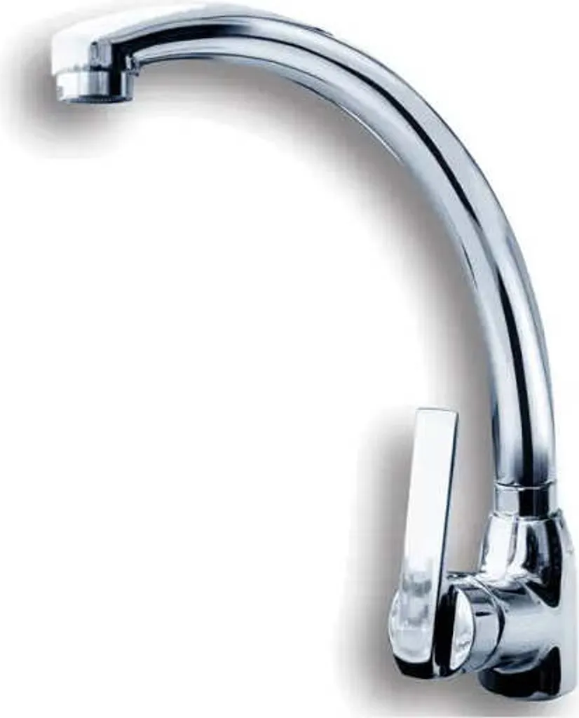 Robinet de cuisine mélangeur TEKA Inca chrome, idéal pour grand évier