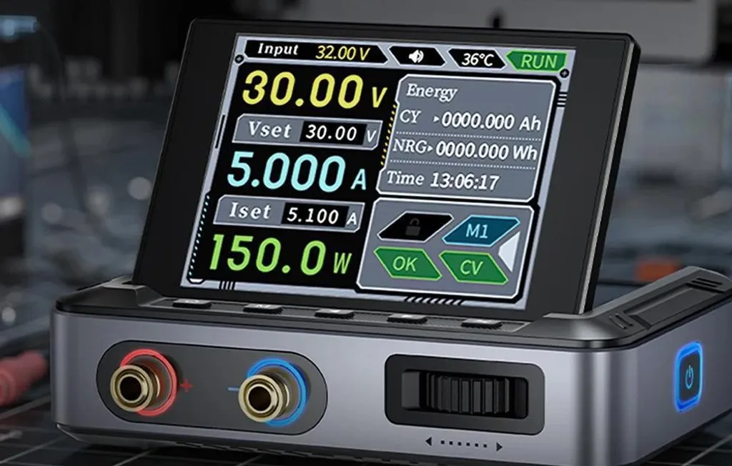 FNIRSI DPS150 Mini alimentation programmable USB-C 30V 5A de précision