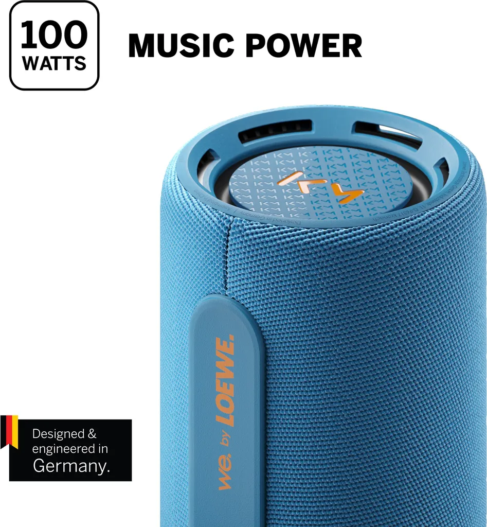 Loewe We. HEAR pro denim : Enceinte Bluetooth Kylian Mbappé 100W