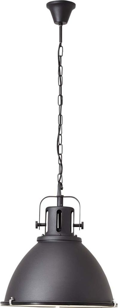 Pendelleuchte 1-flammig HxØ 144x47 cm schwarz Produktbild 