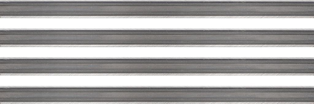 Tersa Hobelmesser | 630x10x2,3mm | 4 Stück | HSS M42 | für Hartholz und Weichholz gut geeignet | Systemhobelmesser passend für Tersa-Spannsysteme