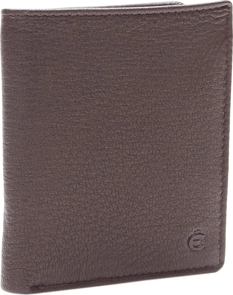 Esquire portafoglio Deer Small Billfold Wallet Brown marrone scuro