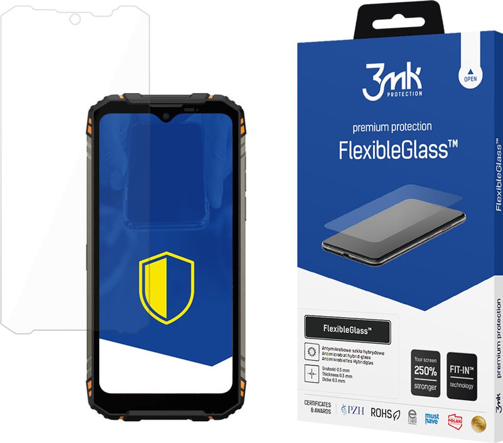 3mk Display Hybridglas FlexibleGlass für Doogee S96 GT/Pro 0,3mm 7H
