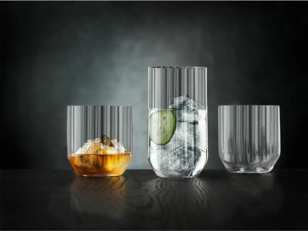 Spiegelau Linear Highball Glass Set 4 - Bicchieri Professionali 445ml