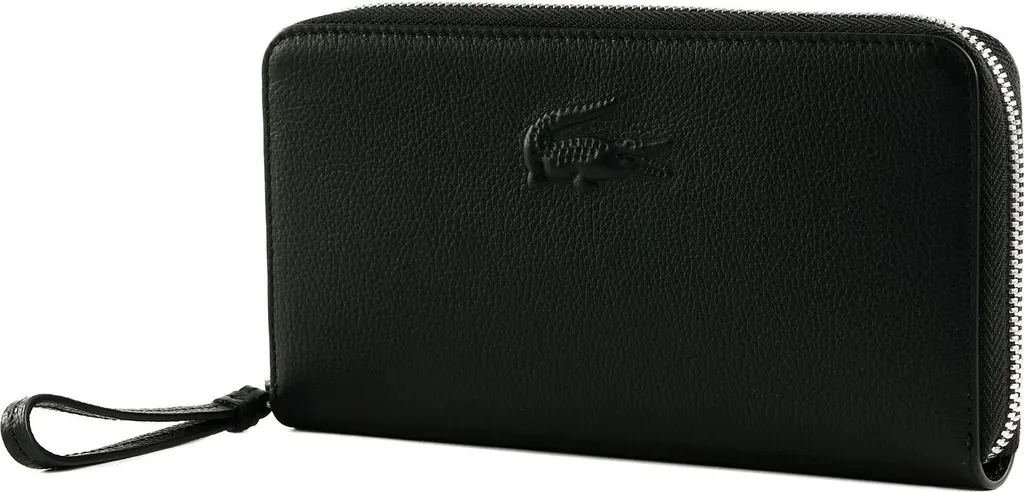 Regalo Perfetto: Portafoglio Lacoste City Court Pelle Nero Zip