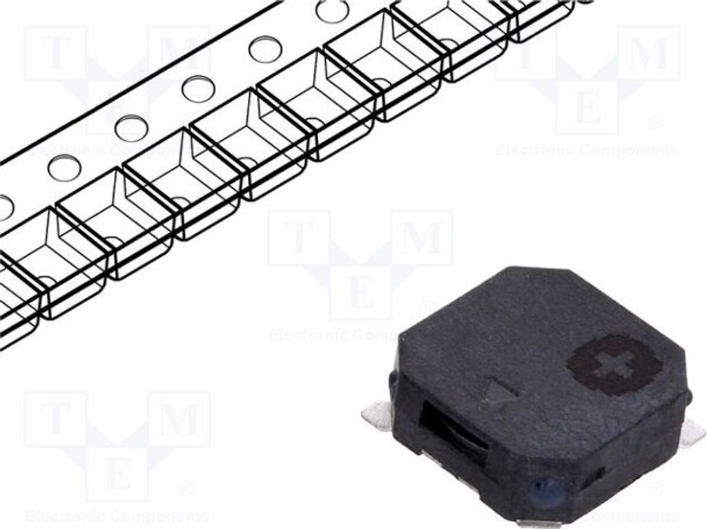 1x Schallwler: elektromagnetische Signalgeber SMD 2731Hz 16Ω LD-BZEL-T19-0803 Ele