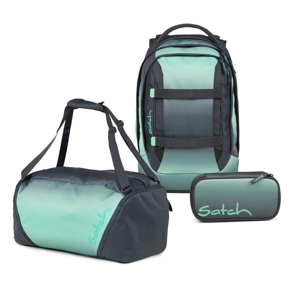Satch Pack Gradient Mint Schulrucksack Set 3tlg. Produktbild 
