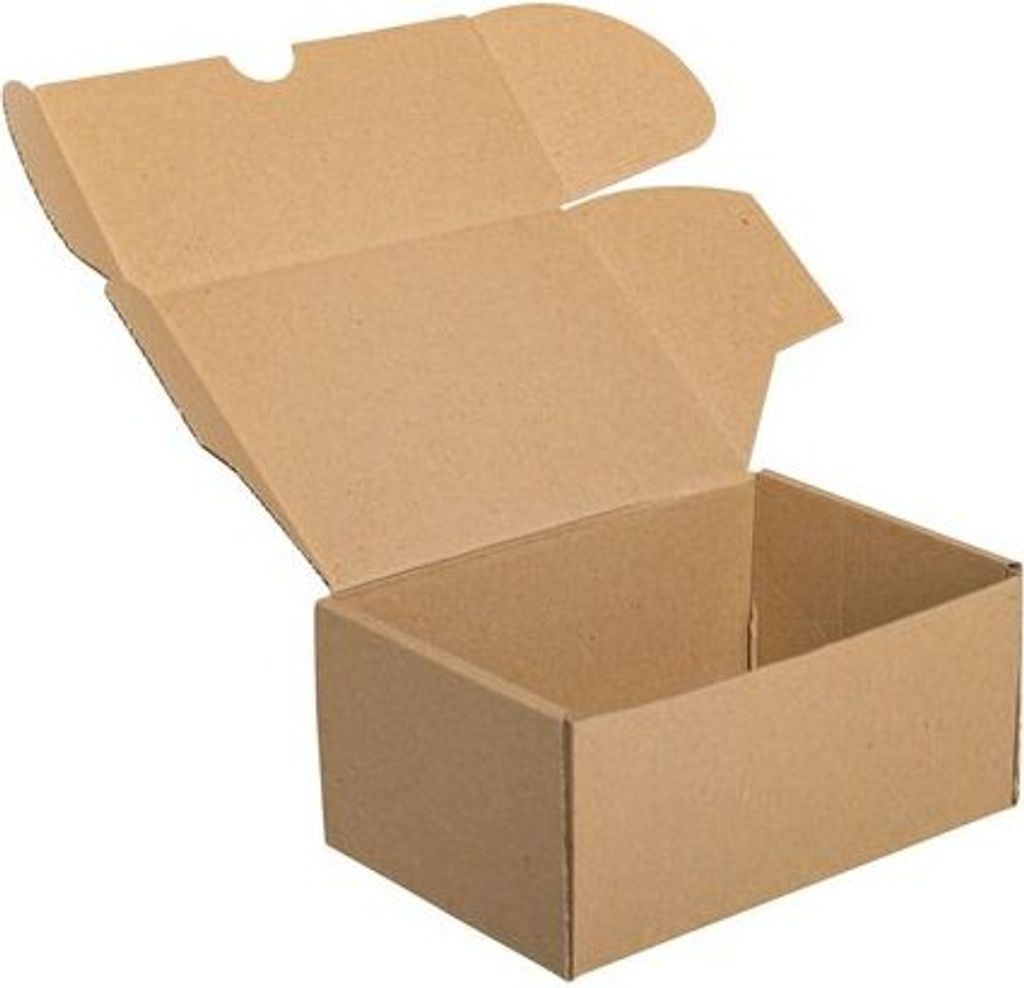 25x Stülpdeckelkarton DHL-Kleinpaket 176x118x80mm (Außenmaß) braun wiederverwendbar