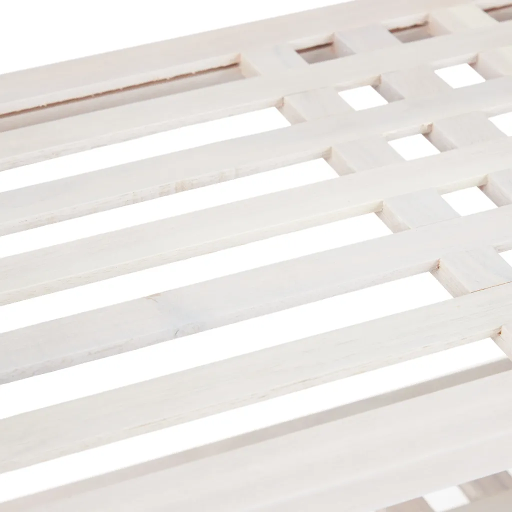 Étagère à chaussures blanche modulable - Meuble de rangement extensible