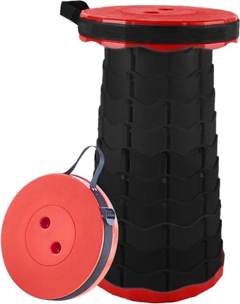 Chaise de camping pliable pour pique-nique et jardin - Siège rond transportable