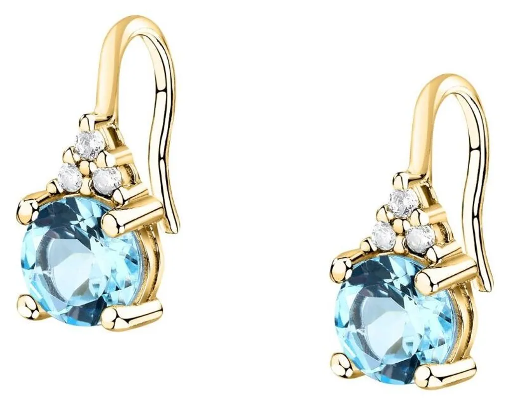 Boucles d'oreilles zirconia et finition dorée : éclat et luxe durable