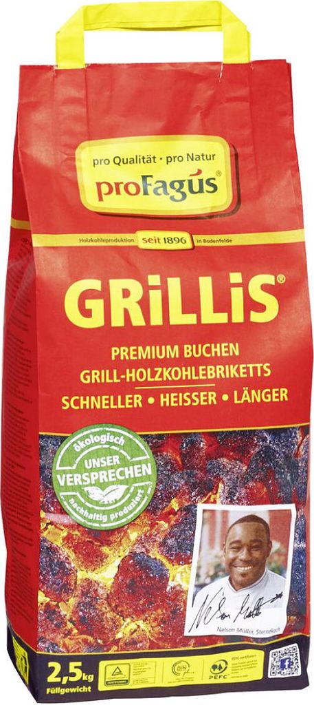 proFagus Grillis Premium bukové grilovacie brikety na Obrázok produktu 